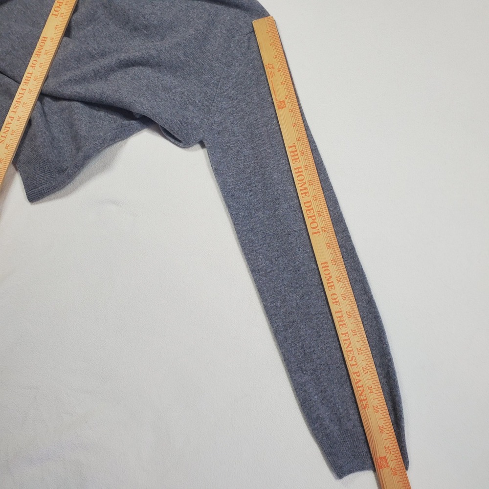 PIOMBO 100%‎ Lambswool Sweater Mens XL Gray Lightweight Knit Quiet Luxury  New - Picture 9 of 9